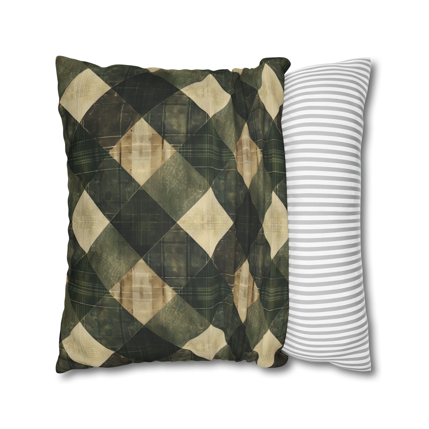 Faux Suede Square Pillowcase