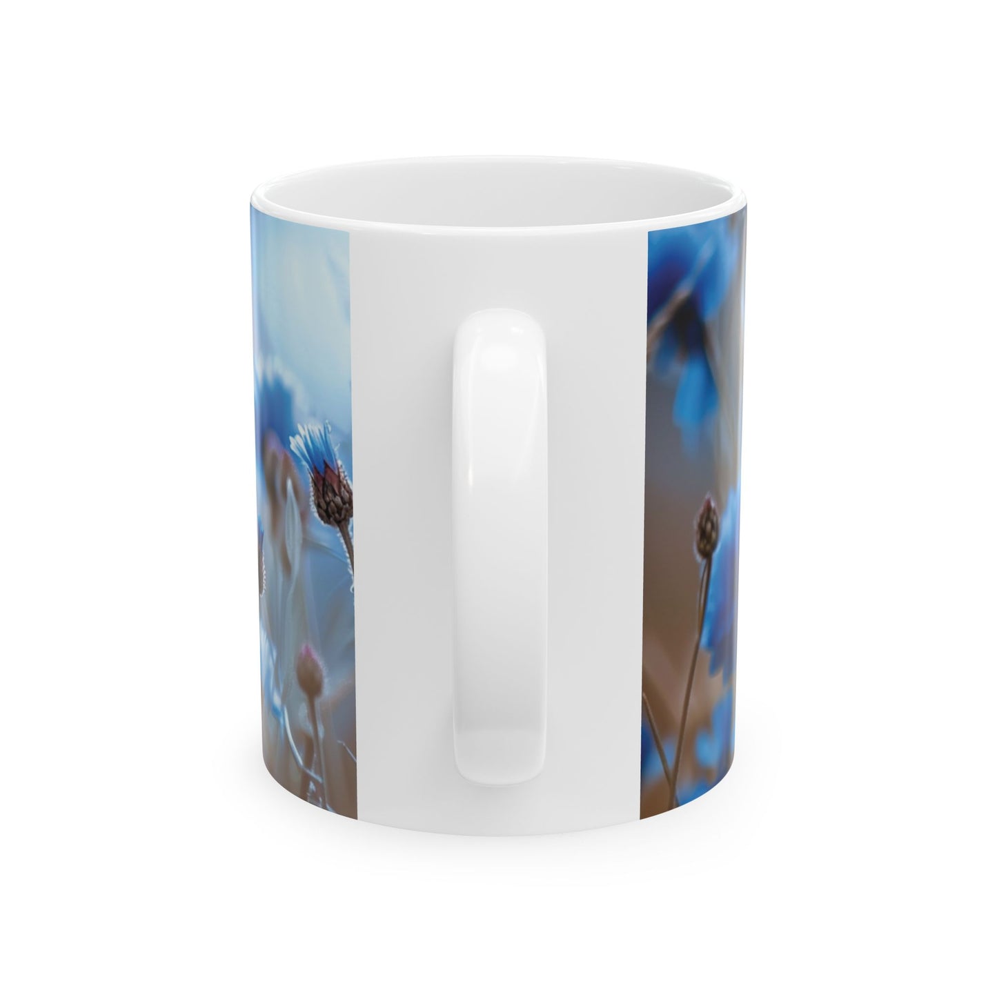 Field of Cornflowers - Ceramic Mug, 11oz
