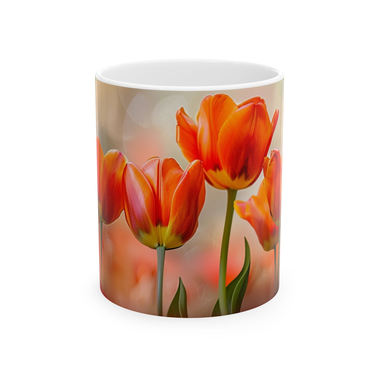 Magical Tulips - Ceramic Mug, 11oz