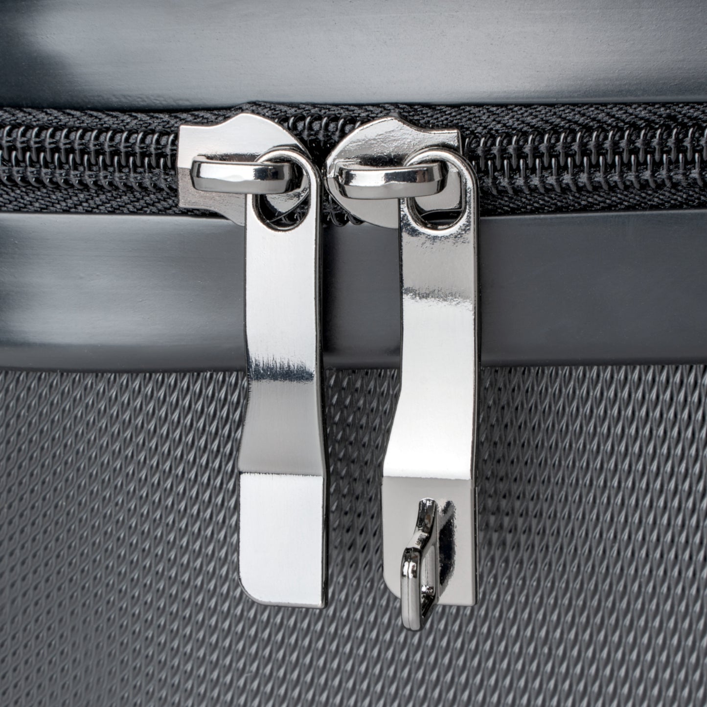 Blue and Turquoise Geometric Designer Suitcase