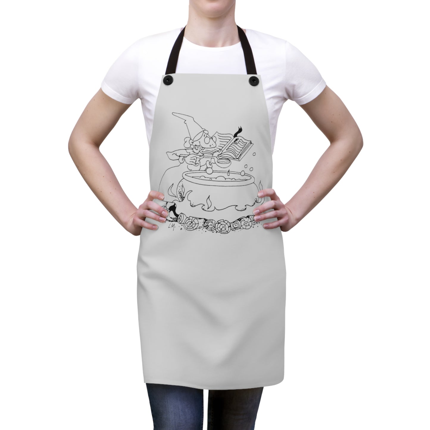 Witch Brings Magic in the Kitchen Apron