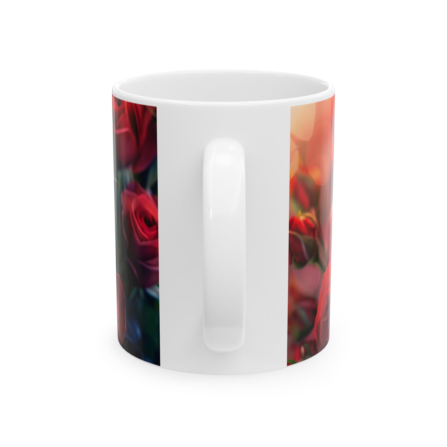 Red Roses - Ceramic Mug, 11oz