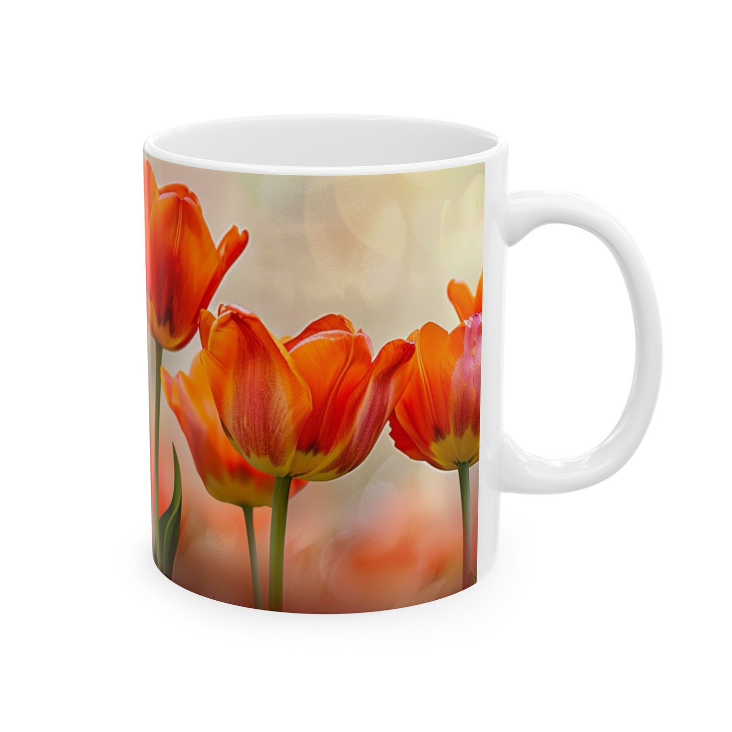 Magical Tulips - Ceramic Mug, 11oz