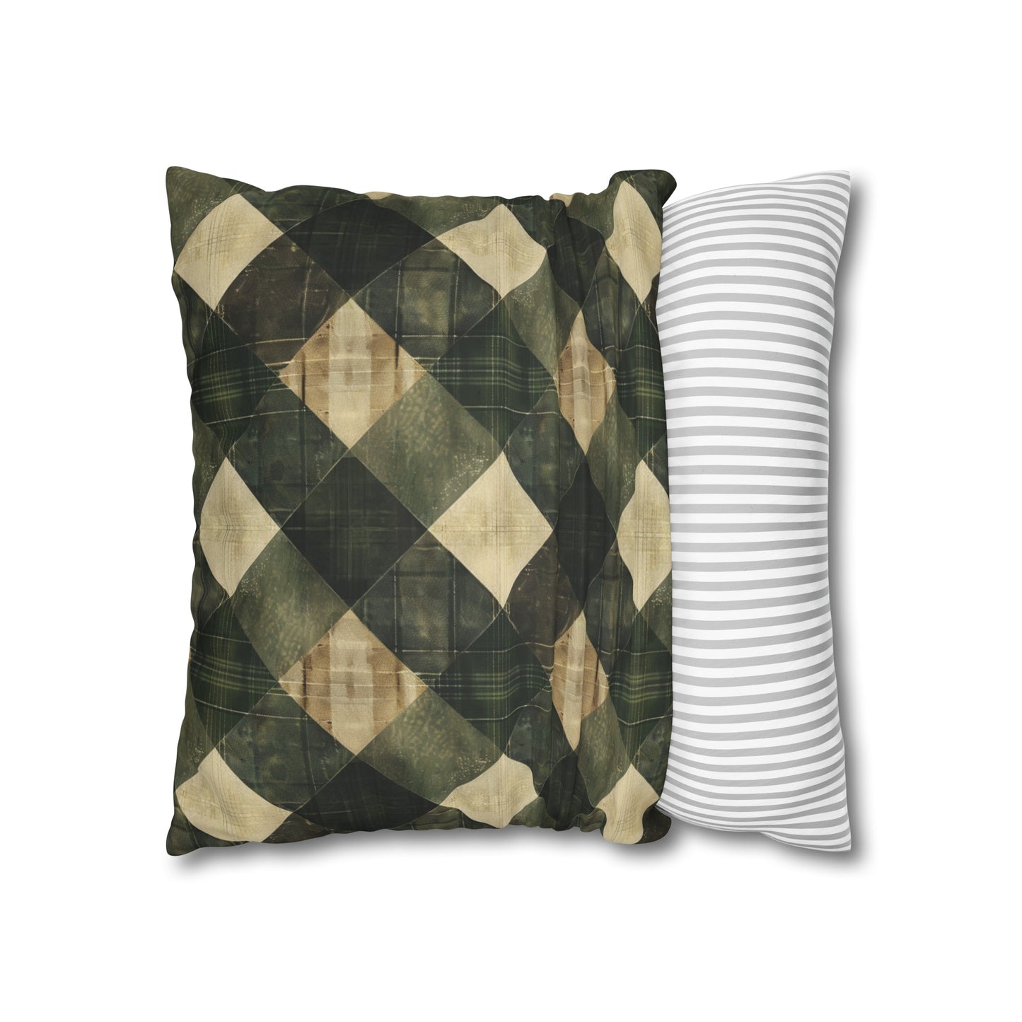 Faux Suede Square Pillowcase