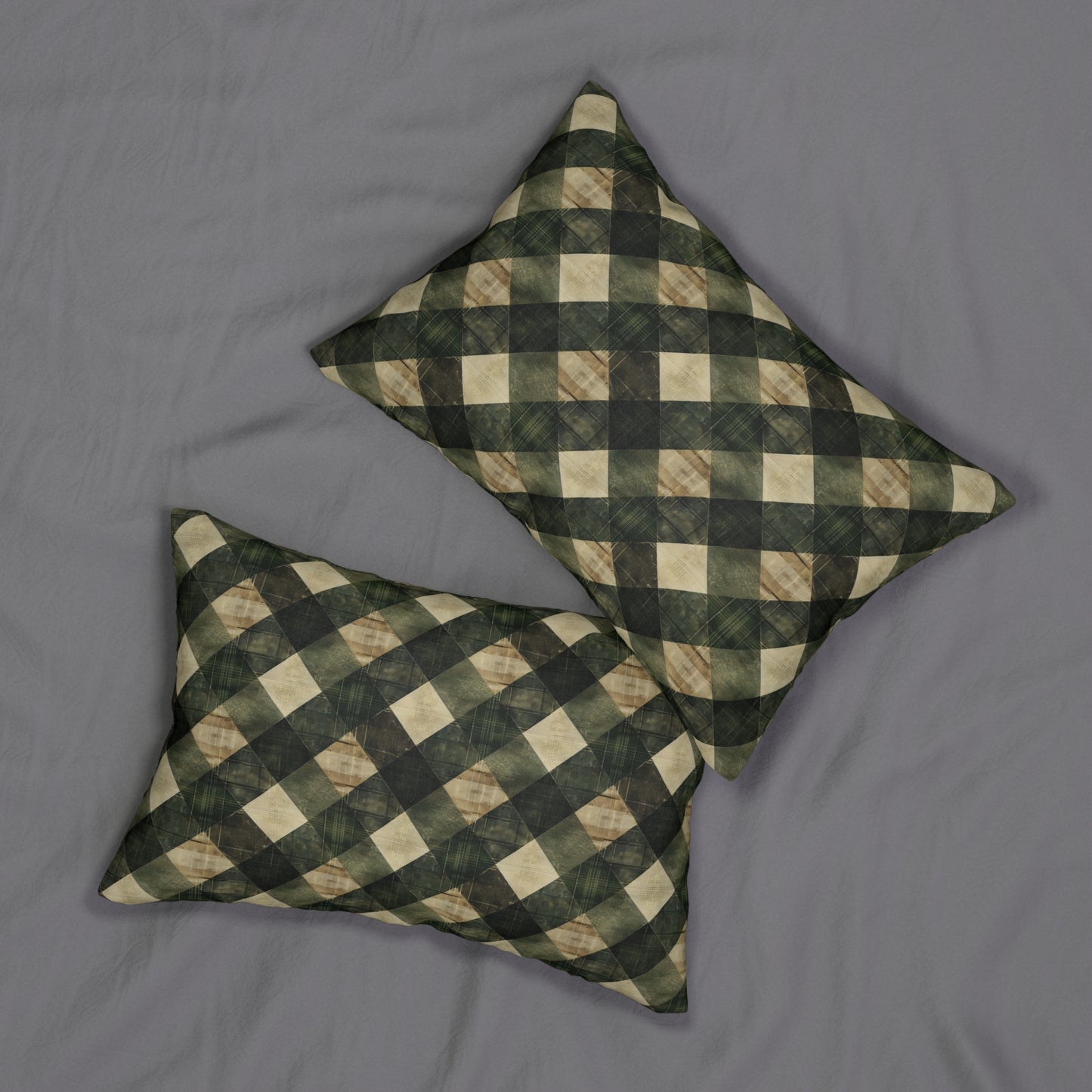 Spun Polyester Lumbar Pillow
