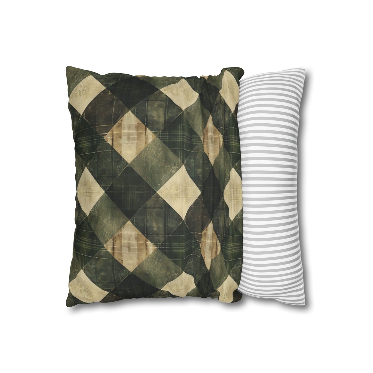 Faux Suede Square Pillowcase