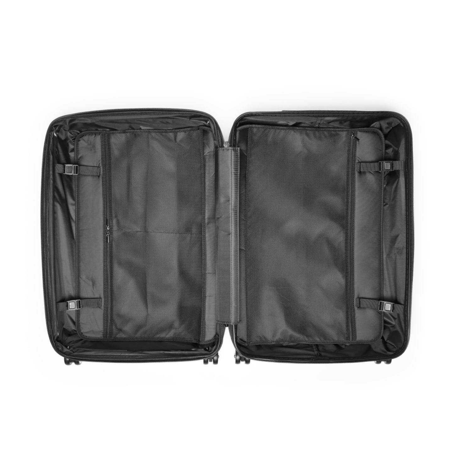 Blue and Turquoise Geometric Designer Suitcase