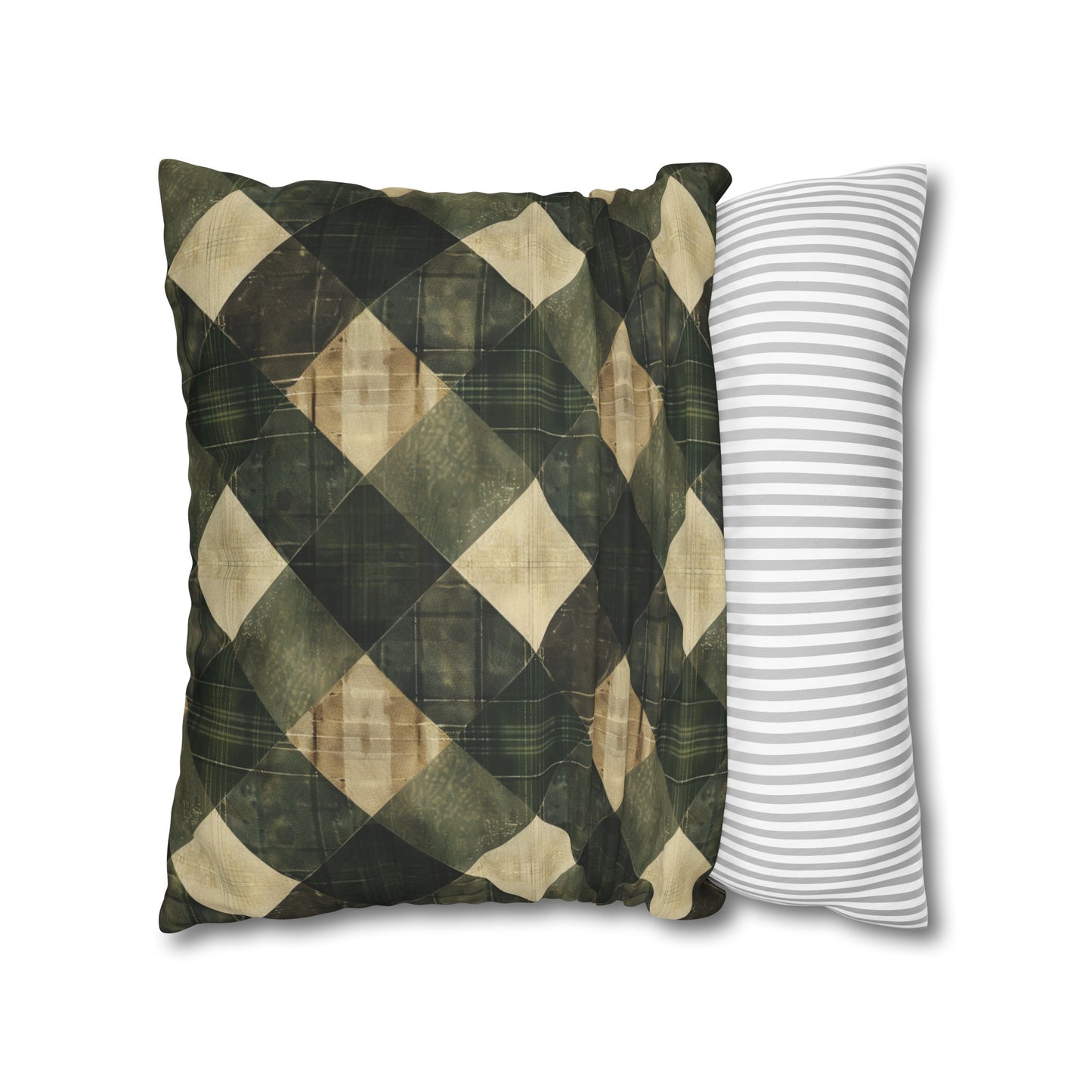 Faux Suede Square Pillowcase