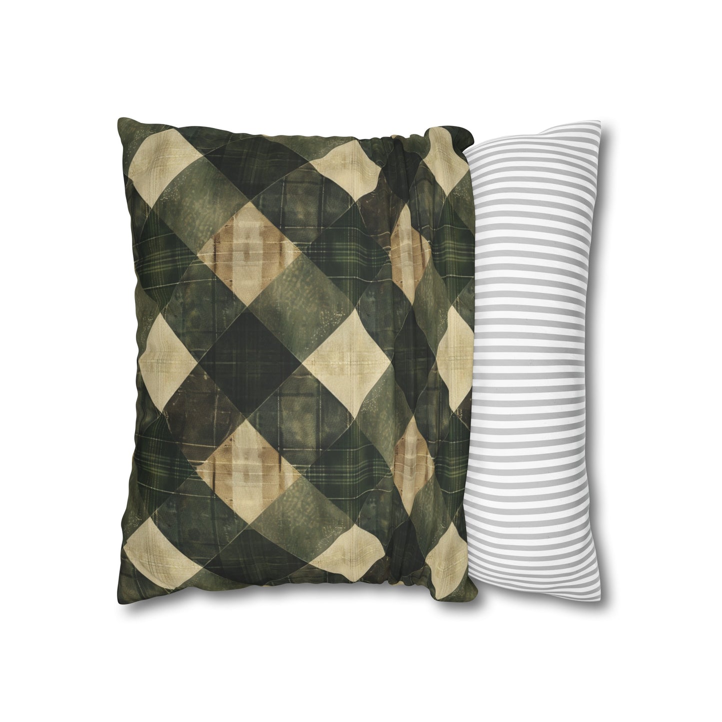 Faux Suede Square Pillowcase