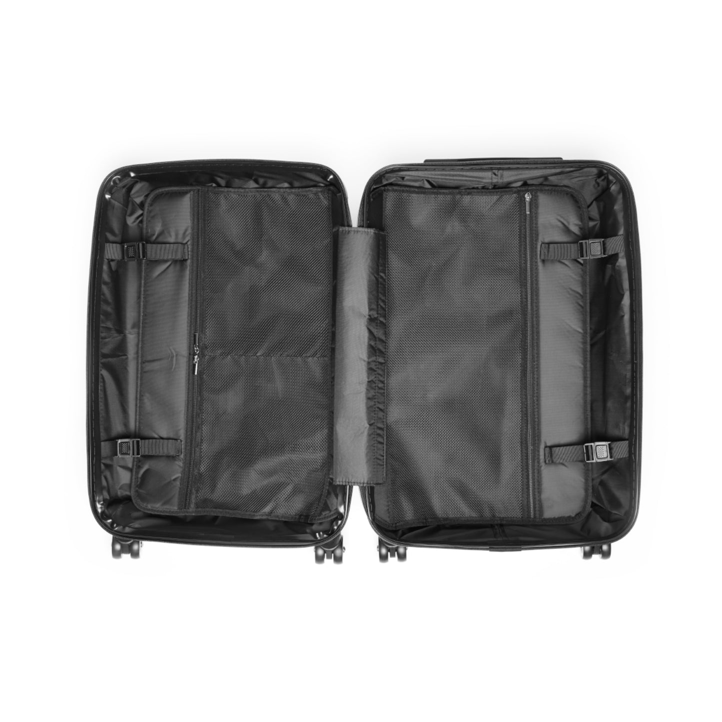 Blue and Turquoise Geometric Designer Suitcase