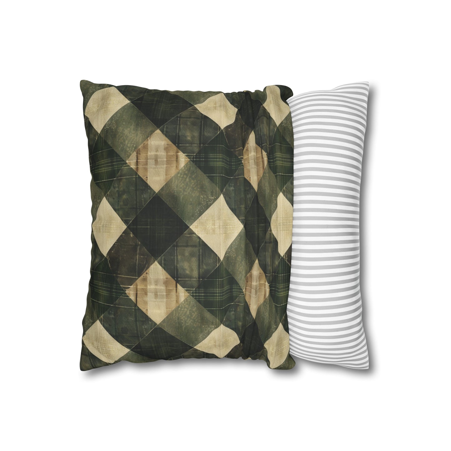 Faux Suede Square Pillowcase