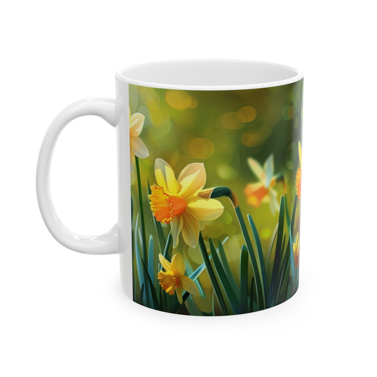 Early Spring Daffodils - Ceramic Mug, 11oz