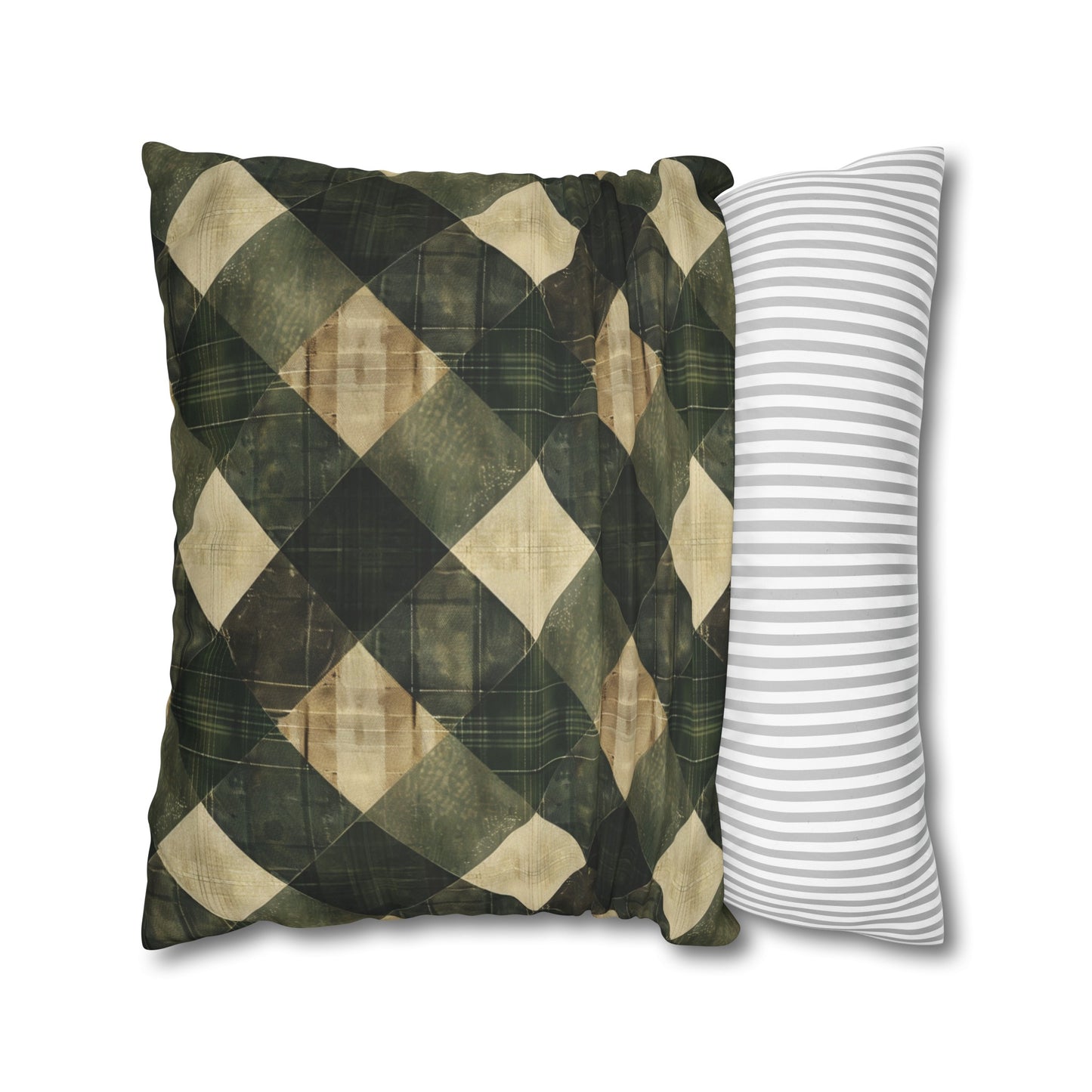Faux Suede Square Pillowcase