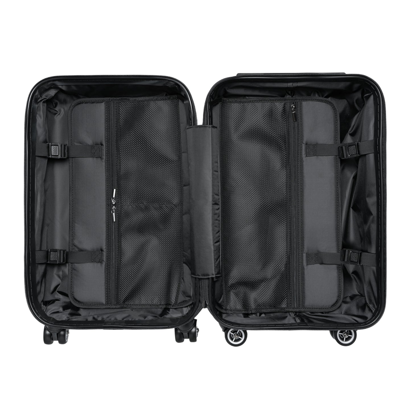 Blue and Turquoise Geometric Designer Suitcase