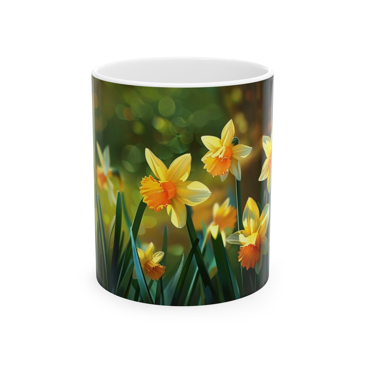 Early Spring Daffodils - Ceramic Mug, 11oz