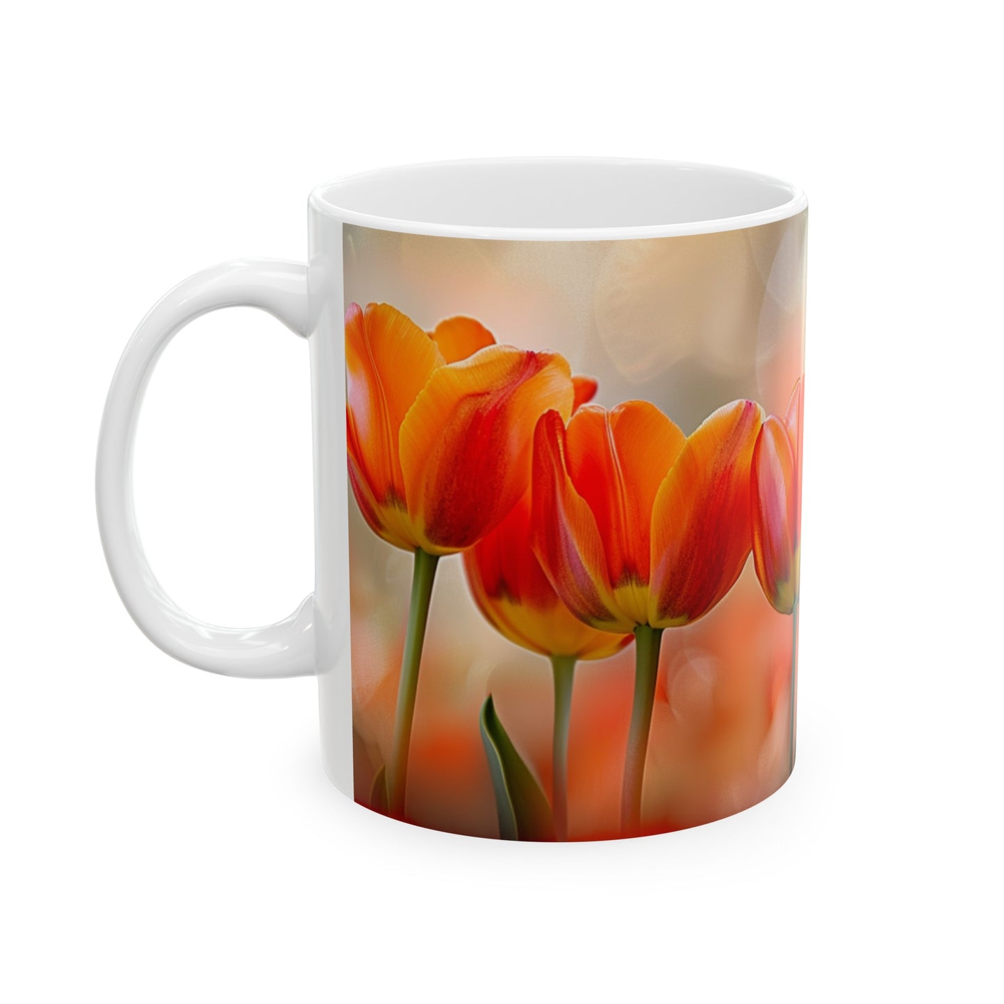 Magical Tulips - Ceramic Mug, 11oz