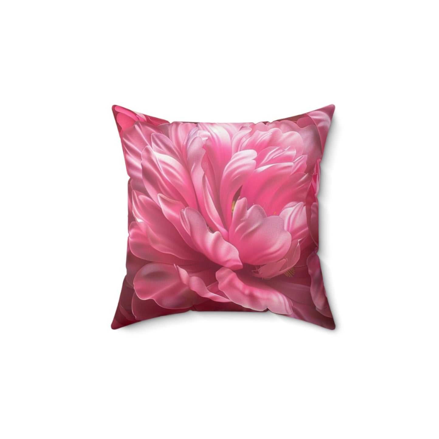 Elegant Peonies - Faux Suede Square Pillow