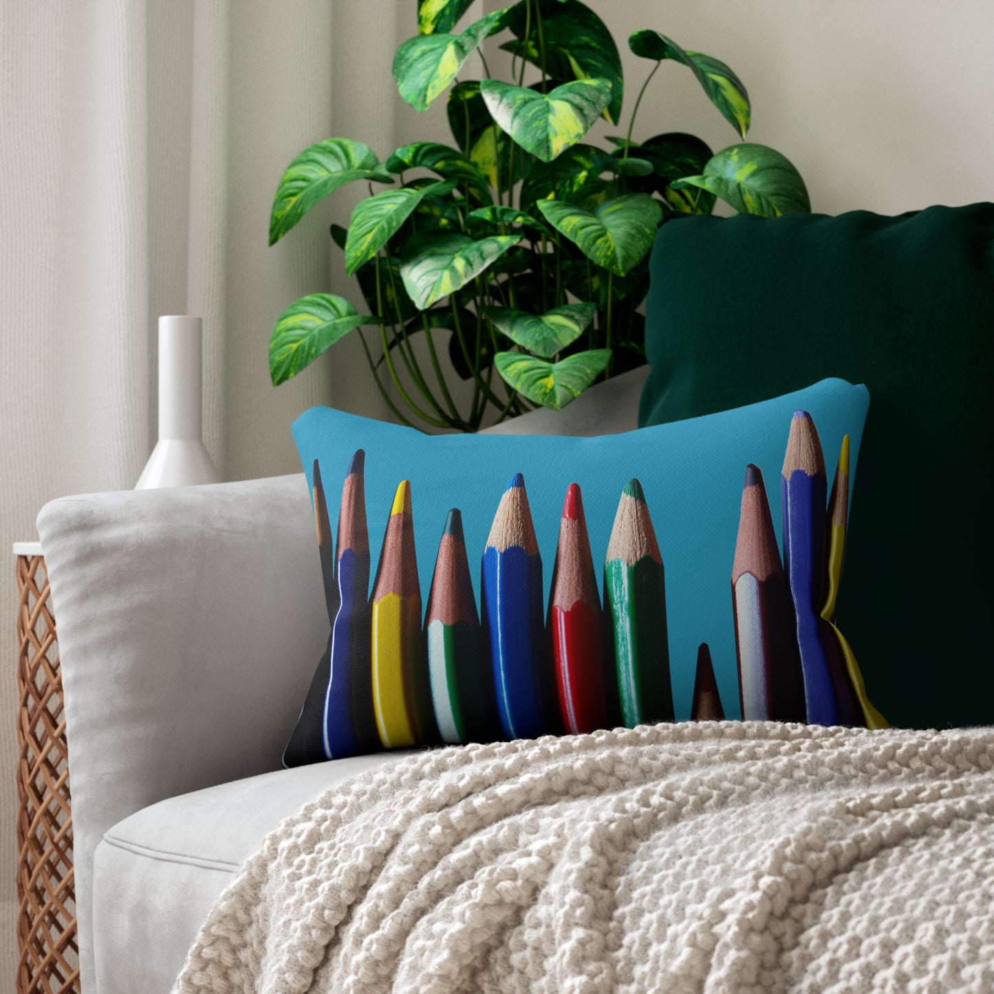 Let's Color! - Lumbar Pillow