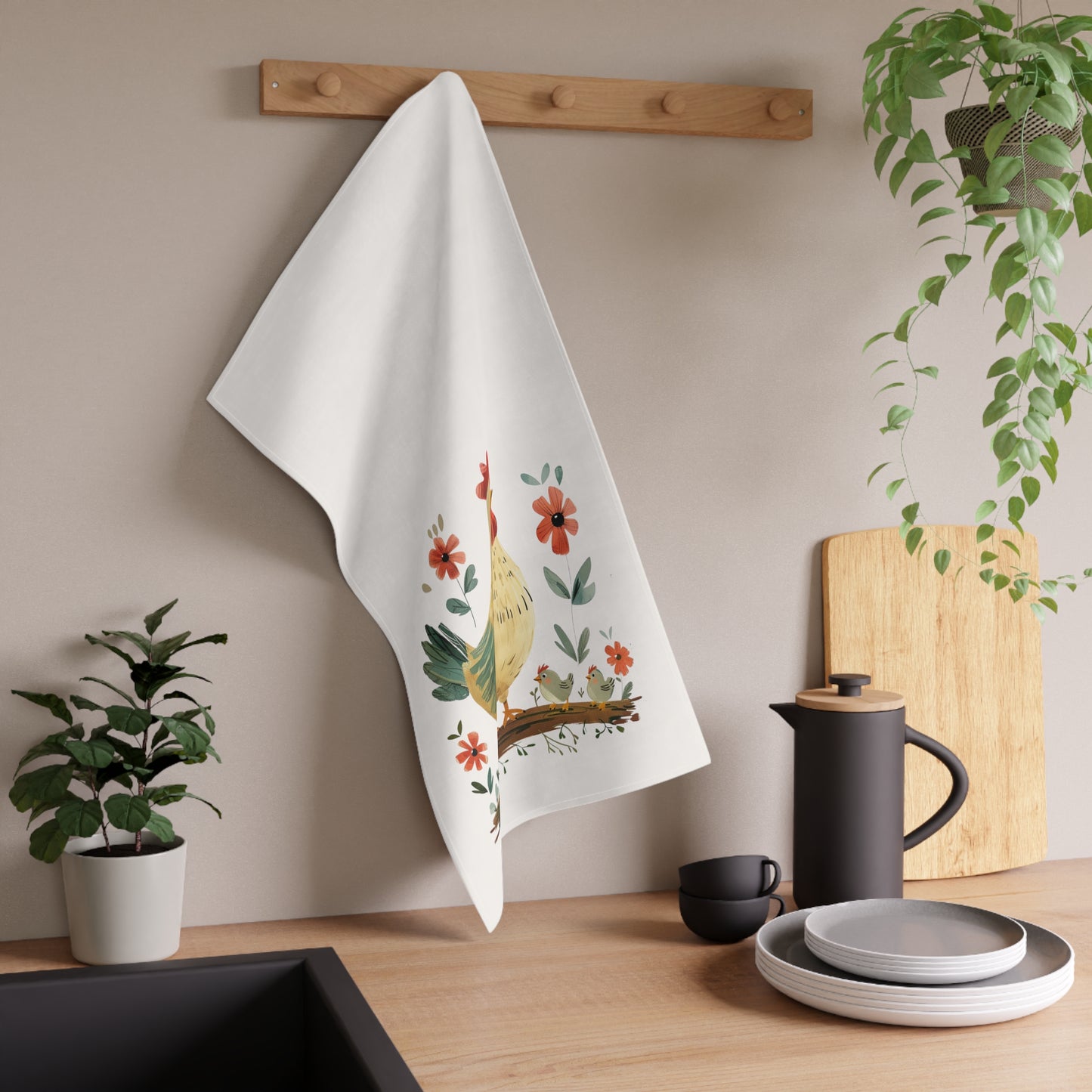 Chicken and Chicks - Kitchen Towel