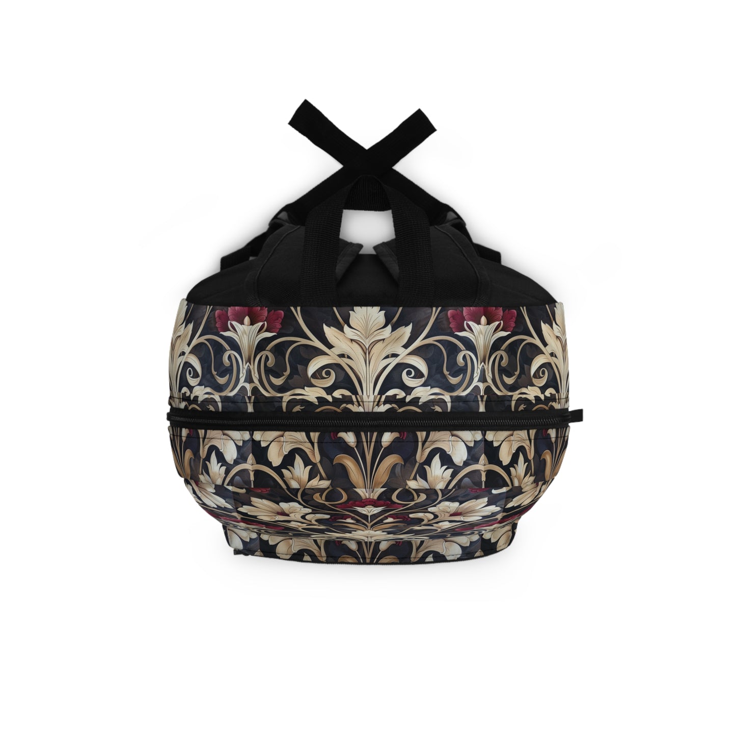 Floral Tapestry-Print Elegant Backpack