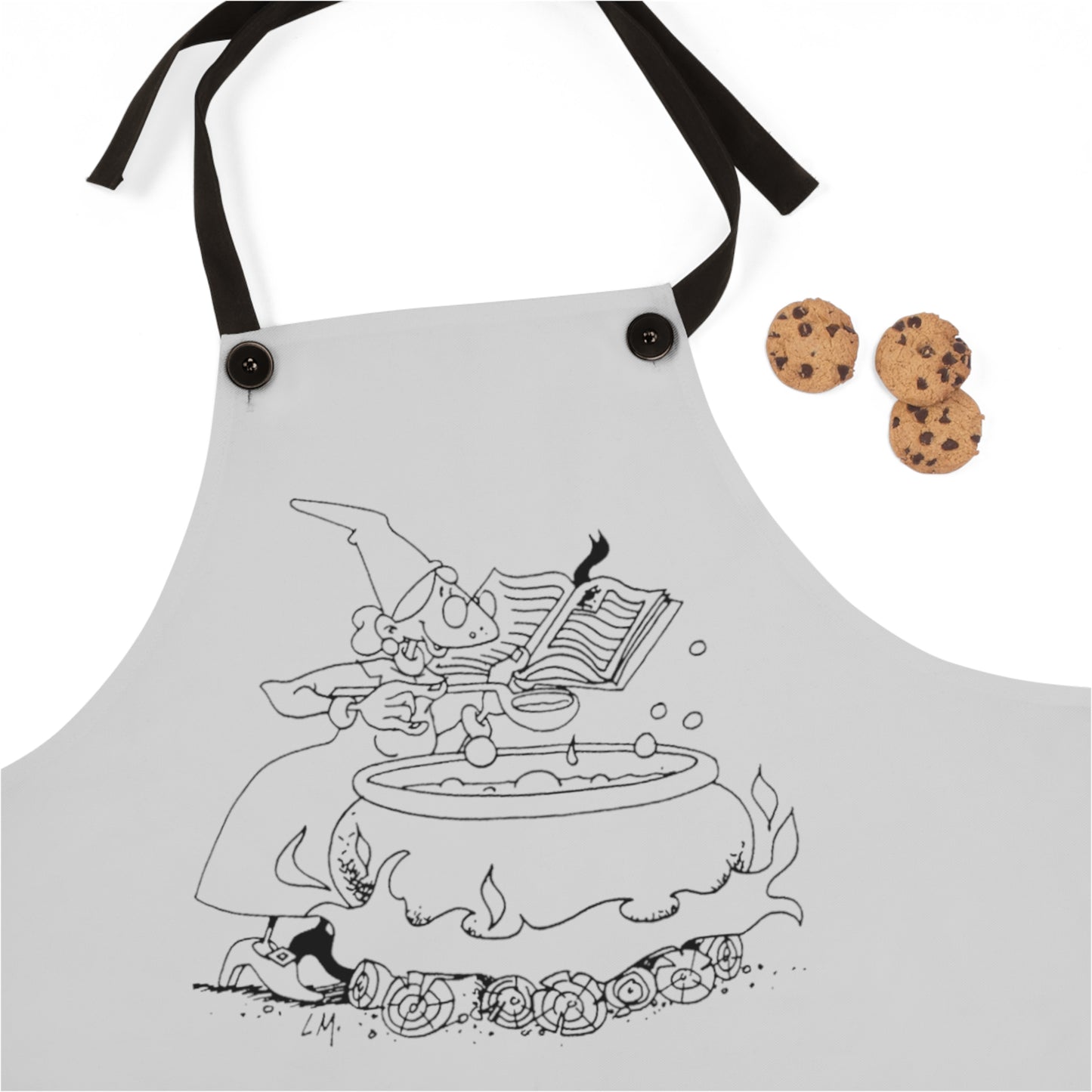 Witch Brings Magic in the Kitchen Apron
