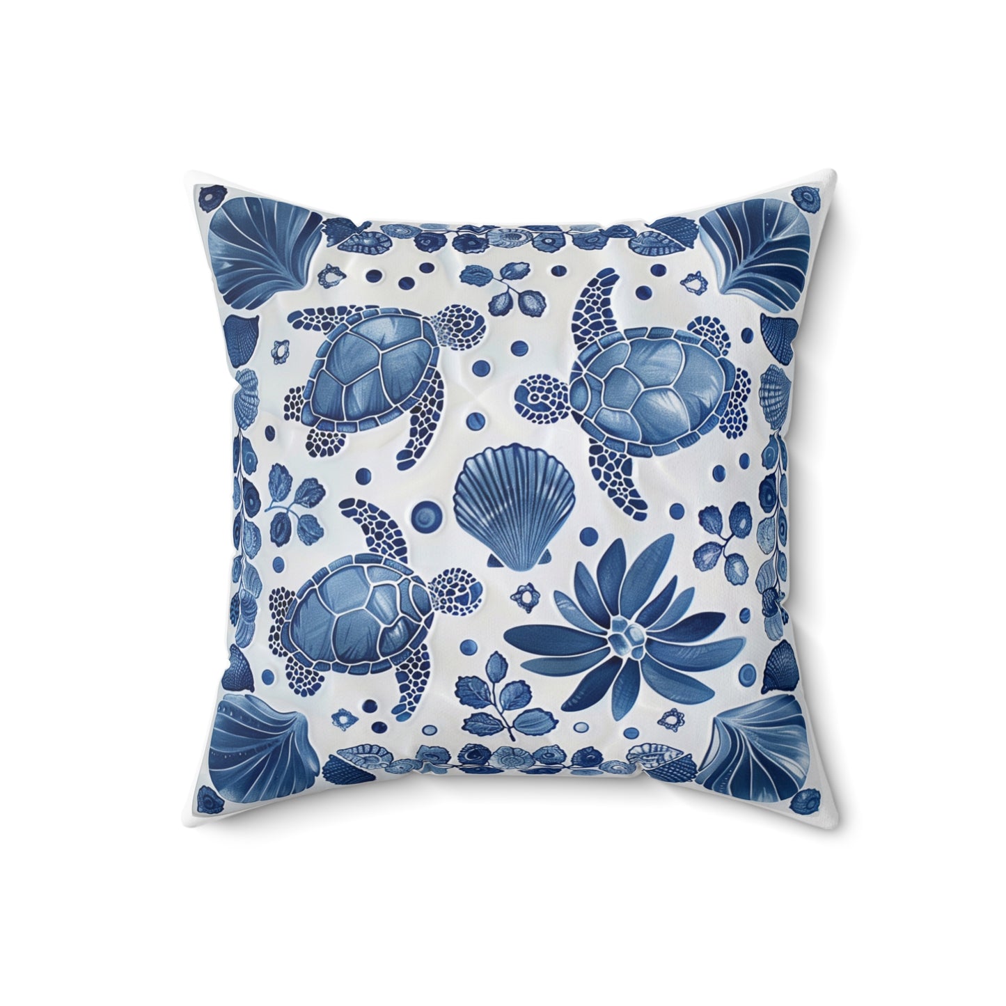 Sea Turtles - Faux Suede Square Pillow