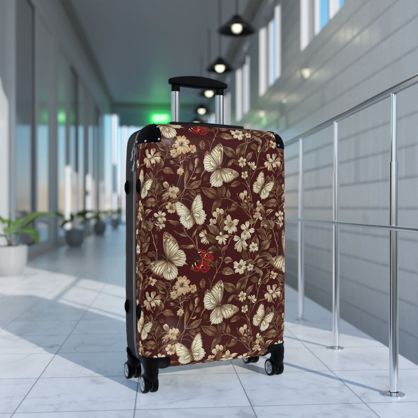 Butterfly Tapestry Designer Suitcase