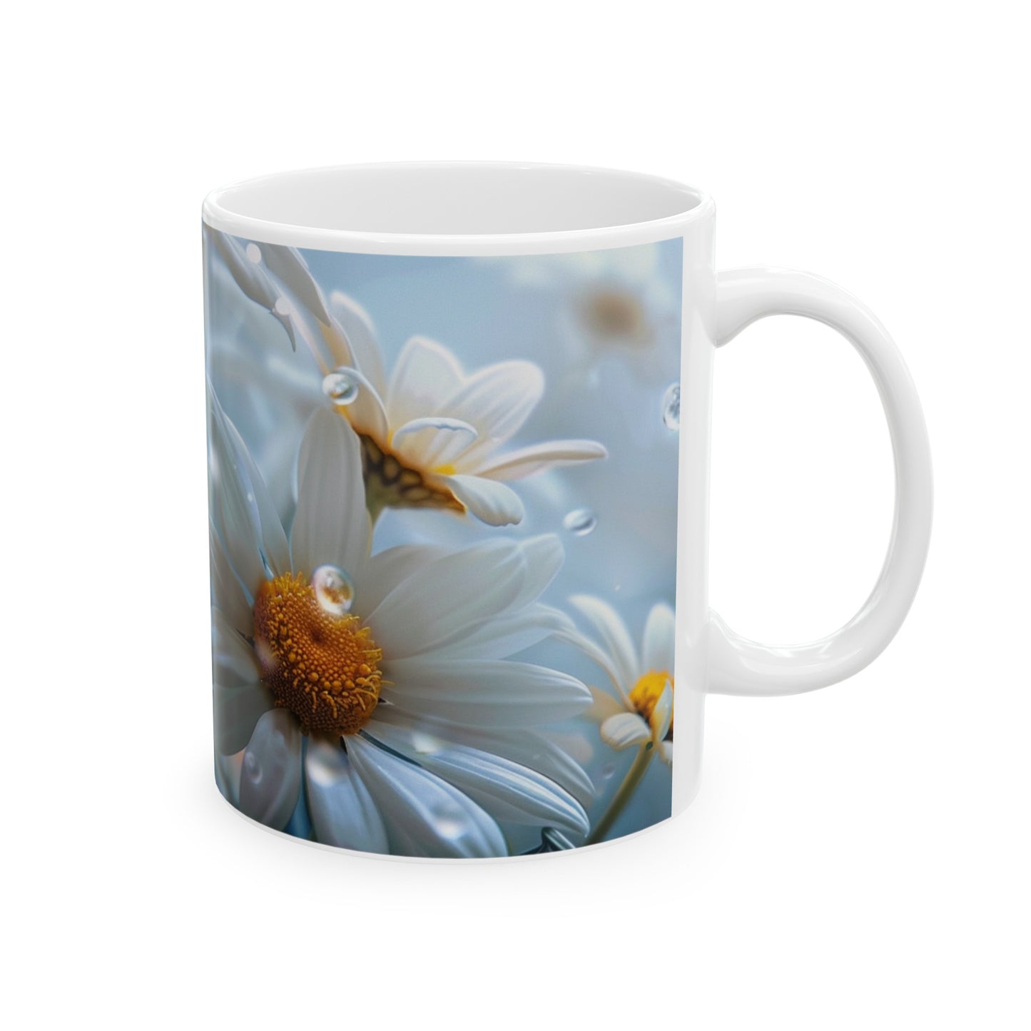Friendly Daisies - Ceramic Mug, 11oz