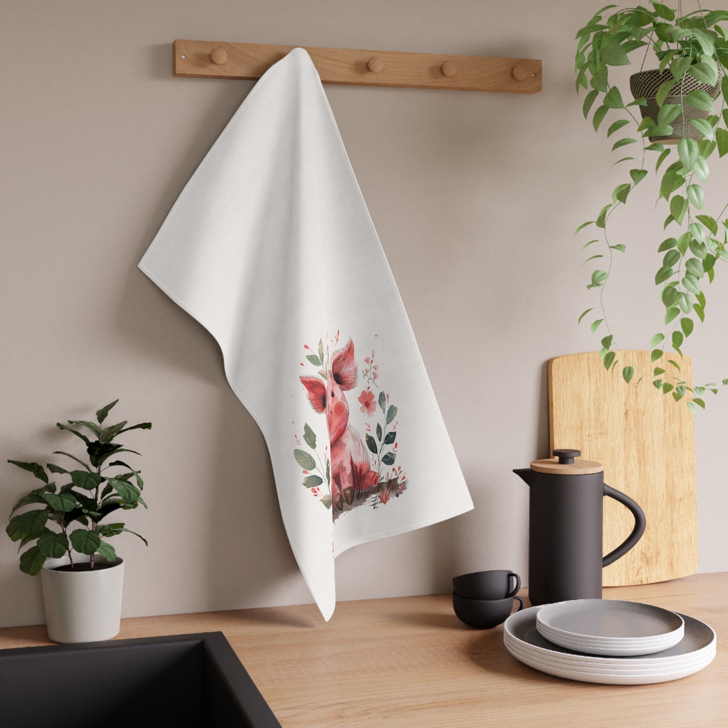 Cute Piglet - Kitchen Towel