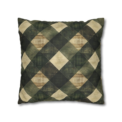 Faux Suede Square Pillowcase