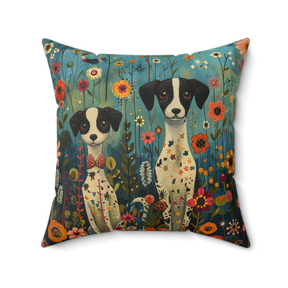Spun Polyester Square Pillow