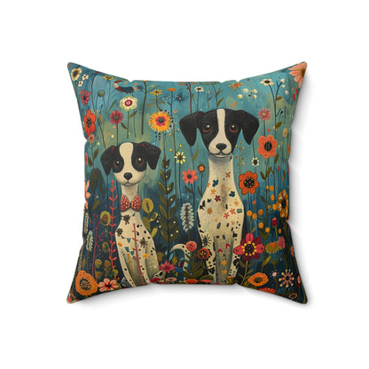 Spun Polyester Square Pillow