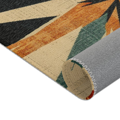 Mid-Century Modern Rug - Starbust Design