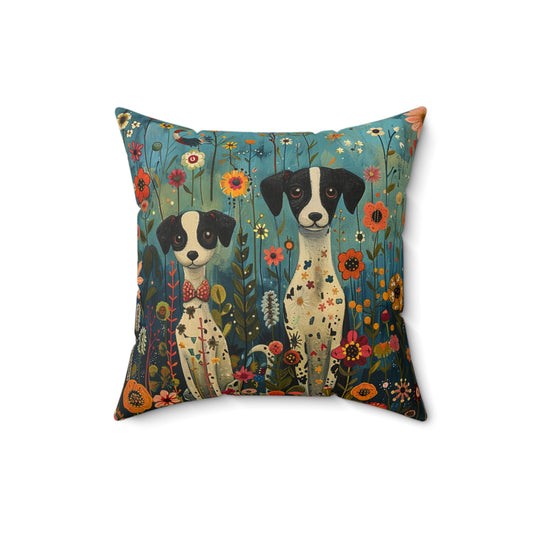 Spun Polyester Square Pillow