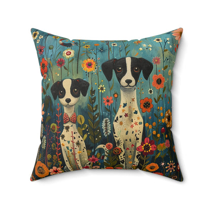 Spun Polyester Square Pillow