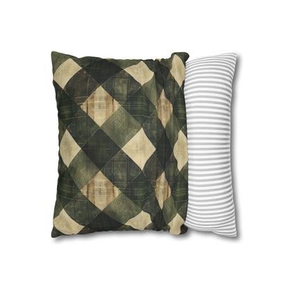 Faux Suede Square Pillowcase
