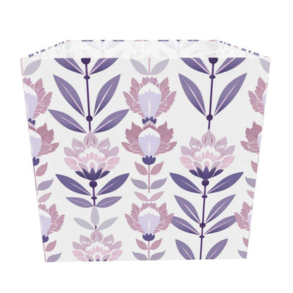 Mauve Floral Square Lampshade