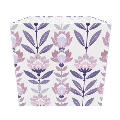 Mauve Floral Square Lampshade