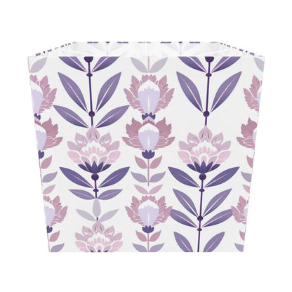Mauve Floral Square Lampshade