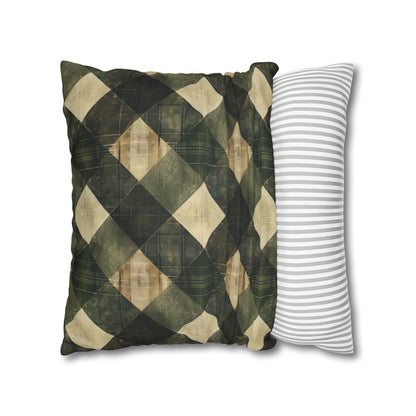 Faux Suede Square Pillowcase