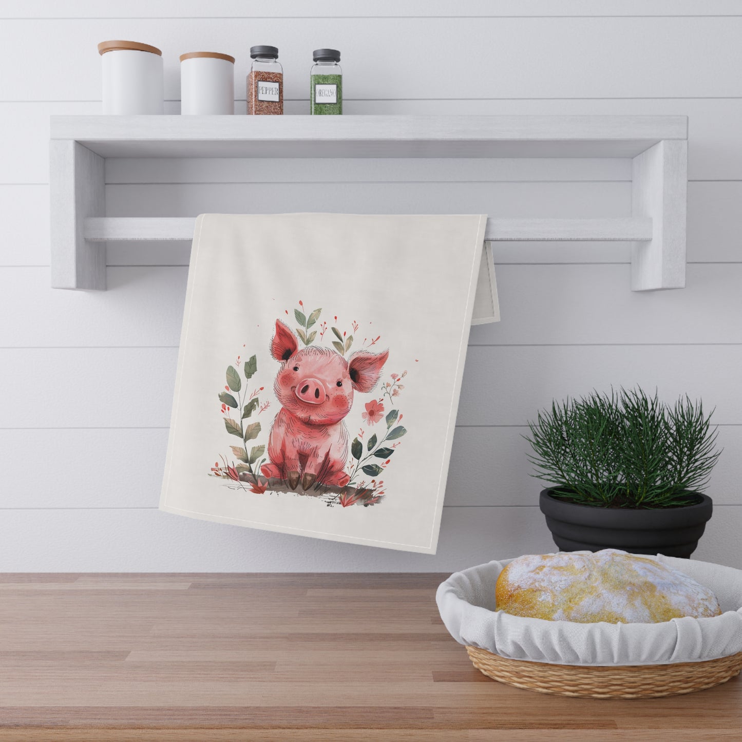 Cute Piglet - Kitchen Towel