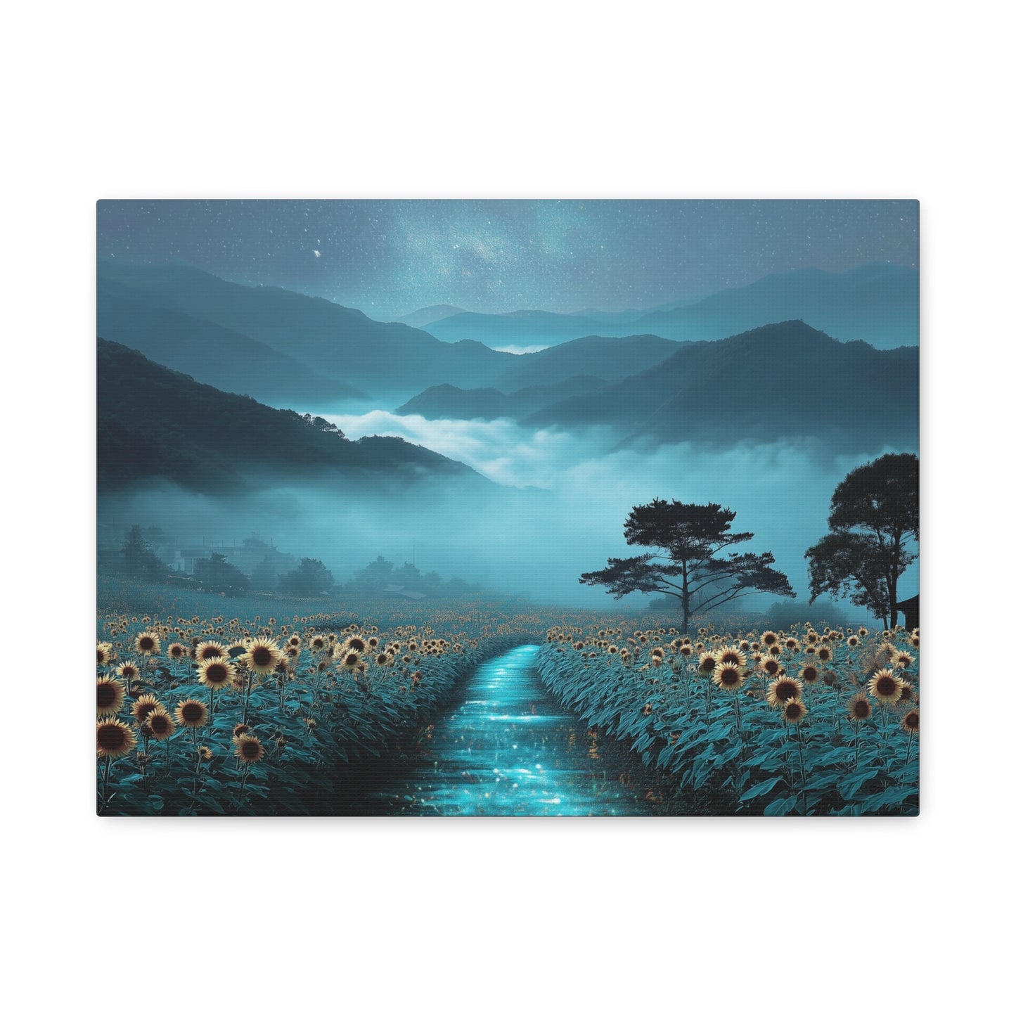 Field of Sunflowers - Print on Canvas