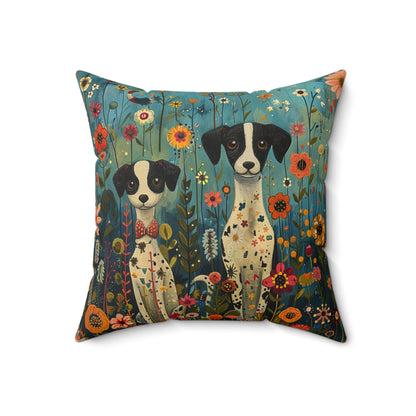 Spun Polyester Square Pillow