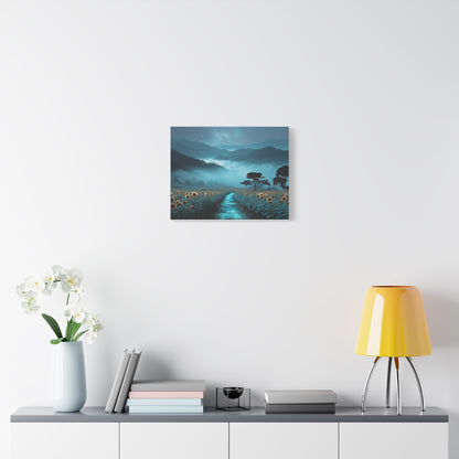Field of Sunflowers - Print on Canvas
