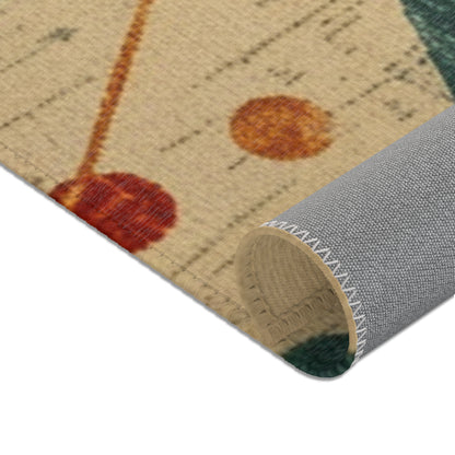 Mid-Century Modern Rug - Starbust Design