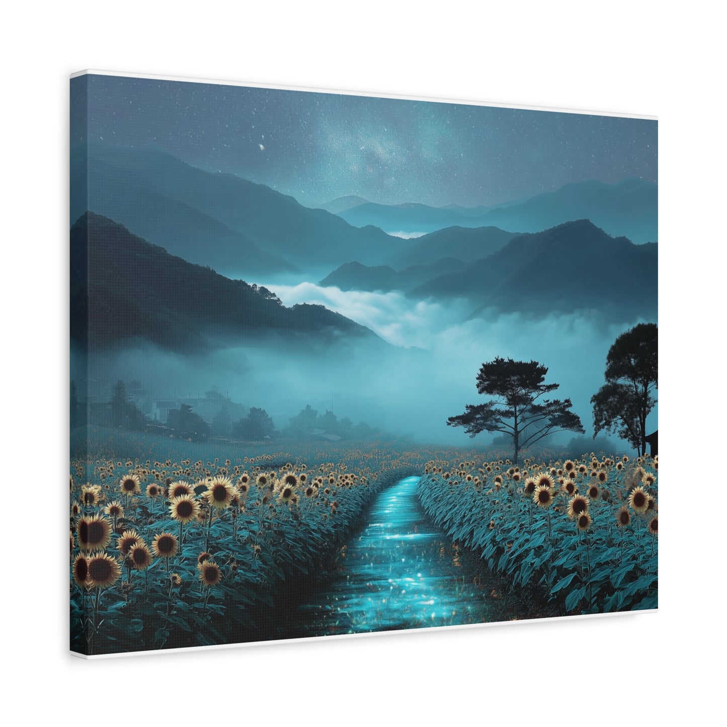 Field of Sunflowers - Print on Canvas