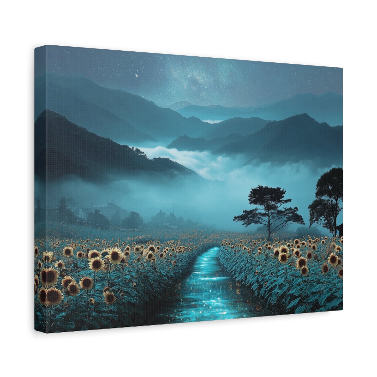 Field of Sunflowers - Print on Canvas