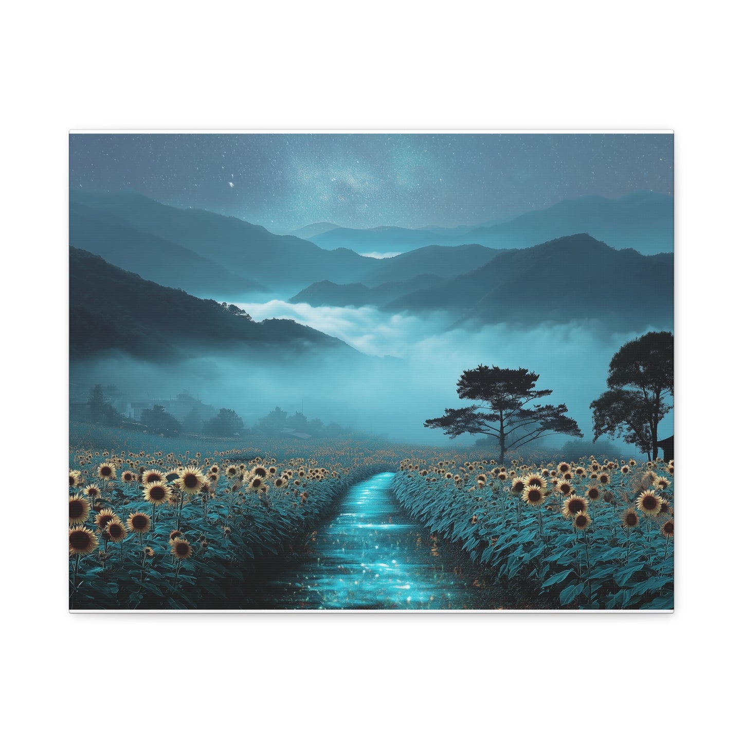Field of Sunflowers - Print on Canvas