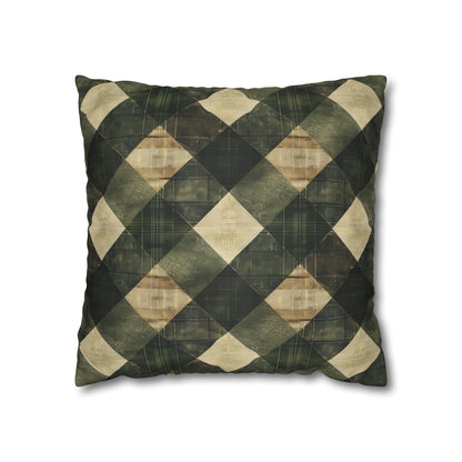 Faux Suede Square Pillowcase