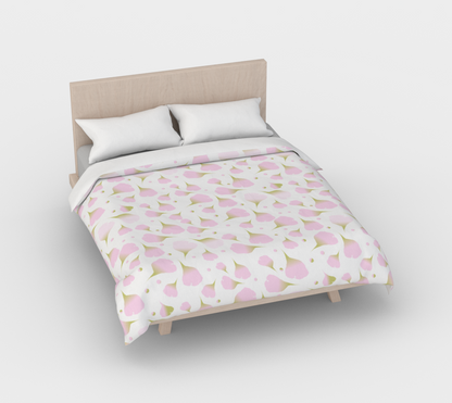 Soft Pink Petals - 100% Coton Duvet Cover